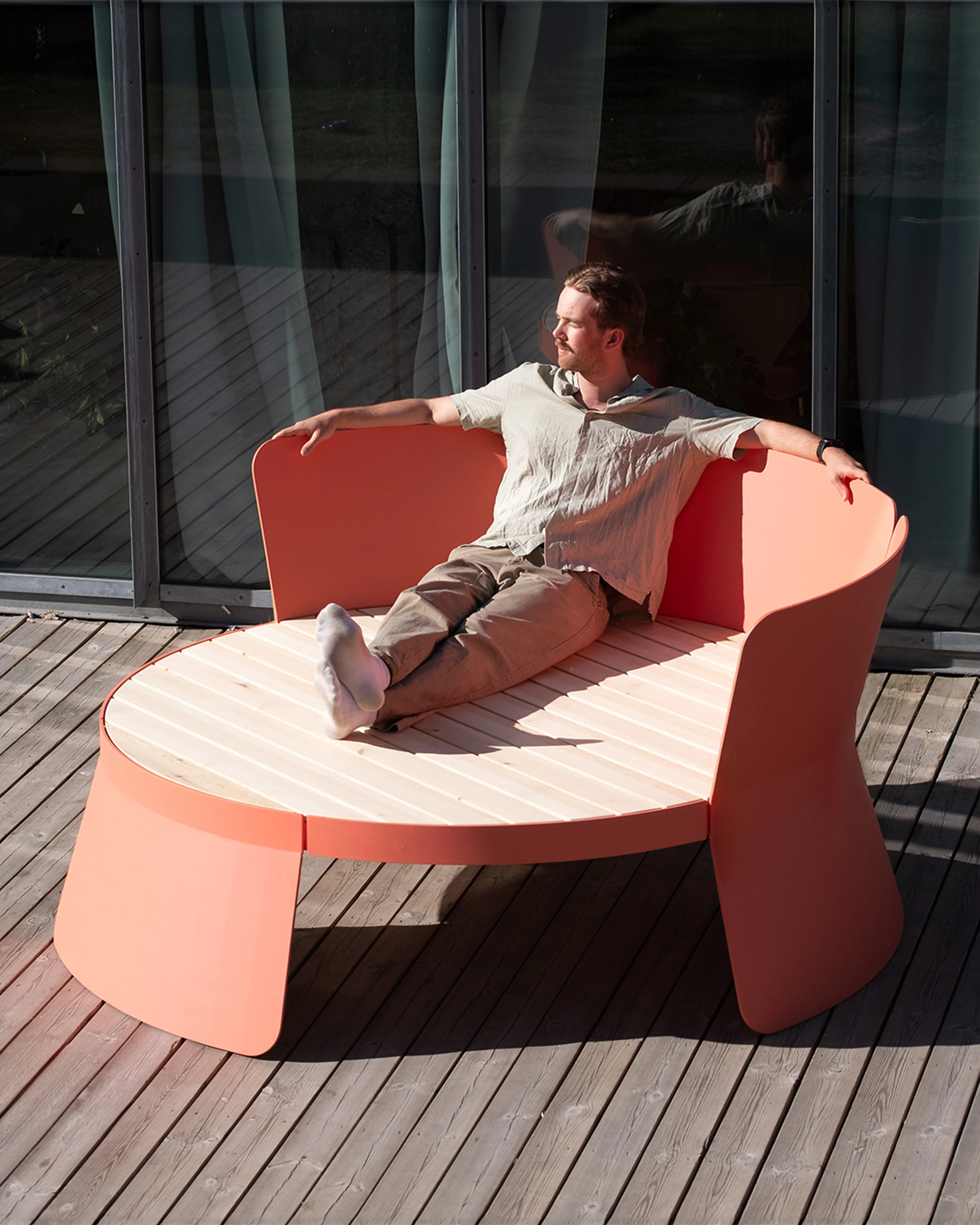 Bloom—modular seating units for outdoor public spaces.