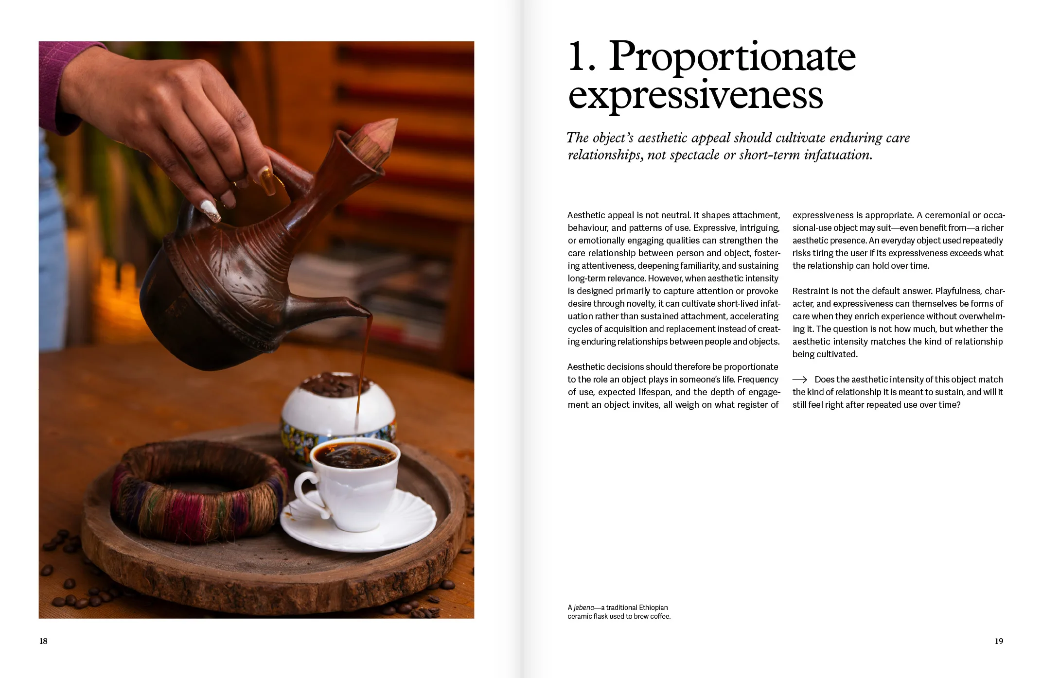 Crown 4to spread — Proportionate expressiveness.